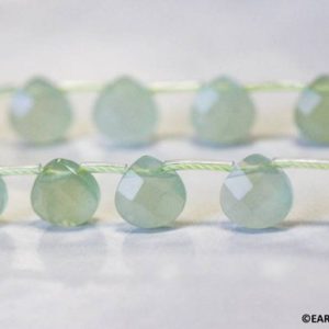 Shop Serpentine Bead Shapes! S-M/ New Jade 6x6mm/ 8x8mm/ 10x10mm/ 12x12mm Flat Pear Briolette beads 16" strand Natural serpentine beads Shade varies For jewelry making | Natural genuine other-shape Serpentine beads for beading and jewelry making.  #jewelry #beads #beadedjewelry #diyjewelry #jewelrymaking #beadstore #beading #affiliate #ad