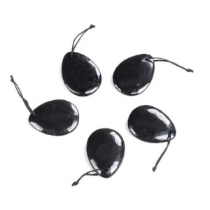 Shop Shungite Pendants! 30x40MM 100% Natural Smooth Russian Shungite Anti Radiation High Carbon  Grade AAA Teardrop Pendant 1 Bead (80008563-D49) | Natural genuine Shungite pendants. Buy crystal jewelry, handmade handcrafted artisan jewelry for women.  Unique handmade gift ideas. #jewelry #beadedpendants #beadedjewelry #gift #shopping #handmadejewelry #fashion #style #product #pendants #affiliate #ad