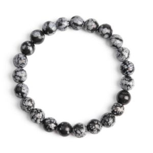 Shop Snowflake Obsidian Bracelets! 8MM Snowflake Obsidian Beads Bracelet Grade AAA Genuine Natural Round Gemstone 7" BULK LOT 1,3,5,10 and 50 (106600h-2015) | Natural genuine Snowflake Obsidian bracelets. Buy crystal jewelry, handmade handcrafted artisan jewelry for women.  Unique handmade gift ideas. #jewelry #beadedbracelets #beadedjewelry #gift #shopping #handmadejewelry #fashion #style #product #bracelets #affiliate #ad