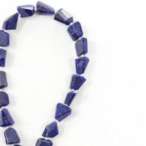 Shop Sodalite Chip & Nugget Beads! Best Quality 1 Strand Natural Sodalite Faceted Nugget Beads 7-11mm Approx 14 Inch Long Strand, sodalite, nuggets, faceted, sodalite Nuggets Bead | Natural genuine chip Sodalite beads for beading and jewelry making.  #jewelry #beads #beadedjewelry #diyjewelry #jewelrymaking #beadstore #beading #affiliate #ad