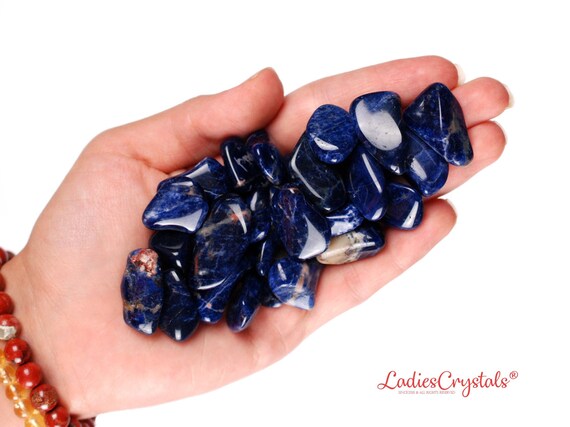 Sodalite Tumbled Stone, Sodalite Stones, Sodalite Crystals, Sodalite, Gifts, Crystals, Stones, Gemstones, Rocks, Zodiac Crystals, Healing