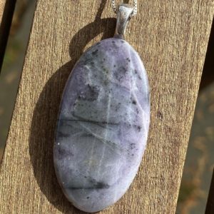 Shop Sugilite Necklaces! Sugilite, Stainless Steel, Healing Stone Necklace with Positive Energy! | Natural genuine Sugilite necklaces. Buy crystal jewelry, handmade handcrafted artisan jewelry for women.  Unique handmade gift ideas. #jewelry #beadednecklaces #beadedjewelry #gift #shopping #handmadejewelry #fashion #style #product #necklaces #affiliate #ad