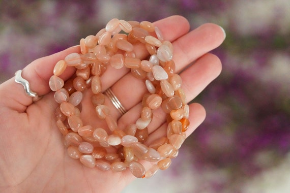 Sunstone Tumbled Stone Bracelet