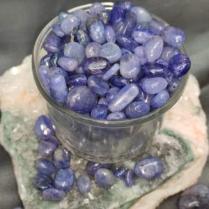 Shop Tumbled Tanzanite Crystals & Pocket Stones! TANZANITE Crystals – tanzanite tumbled nugget – Raw tanzanite drilled nuggets – healing crystals – tanzanite crystals – tanzanite stone | Natural genuine stones & crystals in various shapes & sizes. Buy raw cut, tumbled, or polished gemstones for making jewelry or crystal healing energy vibration raising reiki stones. #crystals #gemstones #crystalhealing #crystalsandgemstones #energyhealing #affiliate #ad