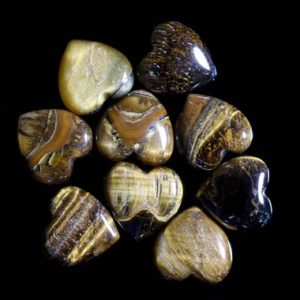 Shop Tiger Eye Shapes! Golden Tiger Eye Mini Hearts | Natural genuine stones & crystals in various shapes & sizes. Buy raw cut, tumbled, or polished gemstones for making jewelry or crystal healing energy vibration raising reiki stones. #crystals #gemstones #crystalhealing #crystalsandgemstones #energyhealing #affiliate #ad