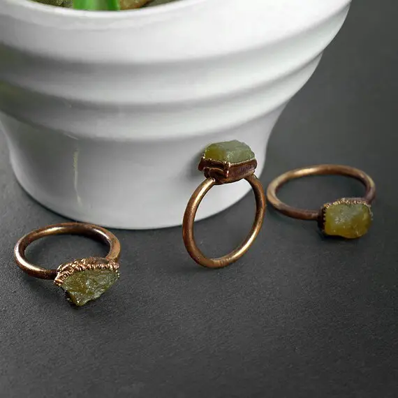 Natural Tourmaline Ring , Raw Tourmaline Ring, Vintage Rings, Wedding Ring, Party Rings , Stackable Rings, Statement Ring, Unique Rings