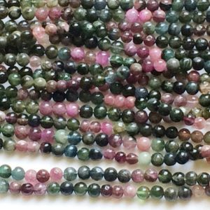 Shop Tourmaline Round Beads! 6.5mm Multi Tourmaline Plain Balls, Multi Tourmaline Plain Round Beads, 13 Inch, Multi Tourmaline For Jewelry (1ST To 5ST Options) – RAMA64 | Natural genuine round Tourmaline beads for beading and jewelry making.  #jewelry #beads #beadedjewelry #diyjewelry #jewelrymaking #beadstore #beading #affiliate #ad