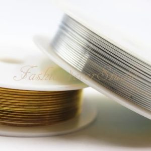 Shop Stringing Material for Jewelry Making! 1 Roll Silver / gold Copper Beading Wire, 0.2mm / 0.4mm / 0.6mm / 0.8mm / 1mm Thick, Beading Wire, Beading Wrap Wire | Shop jewelry making and beading supplies, tools & findings for DIY jewelry making and crafts. #jewelrymaking #diyjewelry #jewelrycrafts #jewelrysupplies #beading #affiliate #ad
