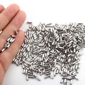 Shop Cord Tips! 10 Pcs Inner 2.5x7mm Silver Bead Caps, Cord end, Cord tip , Solid End Cap SLVR-46 | Shop jewelry making and beading supplies, tools & findings for DIY jewelry making and crafts. #jewelrymaking #diyjewelry #jewelrycrafts #jewelrysupplies #beading #affiliate #ad