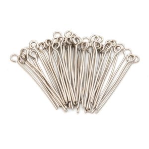 Shop Head Pins & Eye Pins! 1000PCS  2.8cm/3.5cm Gold Silver Eye Head Pins Eye Pins Findings For Diy Jewelry Making Jewelry Accessories Supplies | Shop jewelry making and beading supplies, tools & findings for DIY jewelry making and crafts. #jewelrymaking #diyjewelry #jewelrycrafts #jewelrysupplies #beading #affiliate #ad