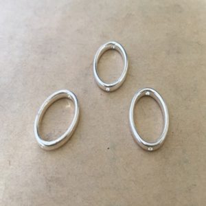 Shop Jump Rings! 20pcs Silver color oval circle Jump Ring Link 14mmx 19mm | Shop jewelry making and beading supplies, tools & findings for DIY jewelry making and crafts. #jewelrymaking #diyjewelry #jewelrycrafts #jewelrysupplies #beading #affiliate #ad