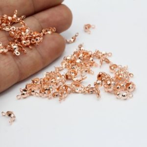 Shop Crimp Beads! 4x15mm Two Holes Rose Gold Plated Crimp Beads ,Ball Chain Connectors – RSG128 | Shop jewelry making and beading supplies, tools & findings for DIY jewelry making and crafts. #jewelrymaking #diyjewelry #jewelrycrafts #jewelrysupplies #beading #affiliate #ad