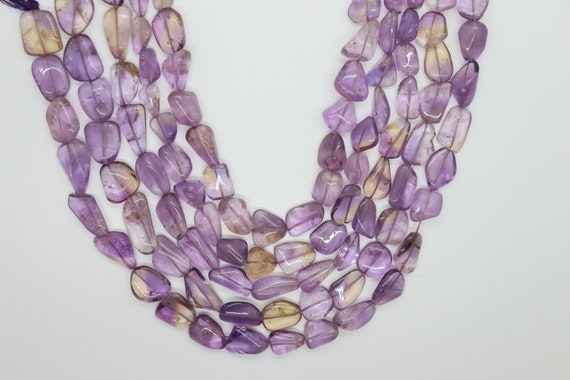 Aaa+ Ametrine Plain Tumble Nugget Shape Beads | Ametrine Tumble Beads | Ametrine Beads |