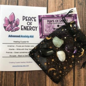 Shop Crystal Healing Kits! Advanced Anxiety Aid Crystal Healing Kit – Metaphysical Crystal Healing for Anxiety Relief – Natural Anxiety Relief | Shop jewelry making and beading supplies, tools & findings for DIY jewelry making and crafts. #jewelrymaking #diyjewelry #jewelrycrafts #jewelrysupplies #beading #affiliate #ad