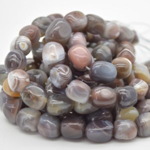 Shop Agate Chip & Nugget Beads! High Quality Grade A Natural Botswana Agate Semi-precious Gemstone Large Nugget Beads – approx 12mm – 16mm x 10mm – 12mm – 15.5" strand | Natural genuine chip Agate beads for beading and jewelry making.  #jewelry #beads #beadedjewelry #diyjewelry #jewelrymaking #beadstore #beading #affiliate #ad