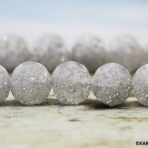 L/ White Druzy Agate 15mm Dime beads 8" strand Large White sparkling Coin agate beads For jewelry making | Natural genuine beads Gemstone beads for beading and jewelry making.  #jewelry #beads #beadedjewelry #diyjewelry #jewelrymaking #beadstore #beading #affiliate #ad