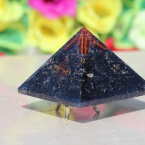 Beautiful Black Agate Orgonite Energy Pyramid | Orgone Reiki Aura | Healing Power | Chakra | Rolling Meditation Metaphysical stone | Pyramid | Natural genuine stones & crystals in various shapes & sizes. Buy raw cut, tumbled, or polished gemstones for making jewelry or crystal healing energy vibration raising reiki stones. #crystals #gemstones #crystalhealing #crystalsandgemstones #energyhealing #affiliate #ad