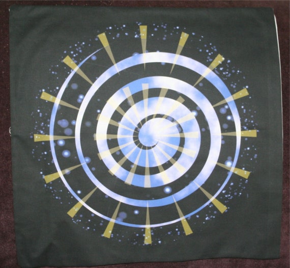 A Glimpse Of Infinity Altar Cloth - Pagan-wiccan Altar Cloth Or Tarot Mat. Matching Bag Available.