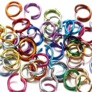 Shop Jump Rings! Aluminum Soft Open Loop Open Jump Rings, chainmail mixed color, 4 6 8 mm for DIY Jewelry Making Findings Connector Supplies, 300pcs | Shop jewelry making and beading supplies, tools & findings for DIY jewelry making and crafts. #jewelrymaking #diyjewelry #jewelrycrafts #jewelrysupplies #beading #affiliate #ad