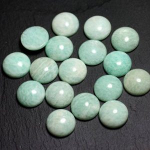 Shop Amazonite Round Beads! 1pc – Cabochon gemstone – Amazonite round 15mm – 8741140000124 | Natural genuine round Amazonite beads for beading and jewelry making.  #jewelry #beads #beadedjewelry #diyjewelry #jewelrymaking #beadstore #beading #affiliate #ad