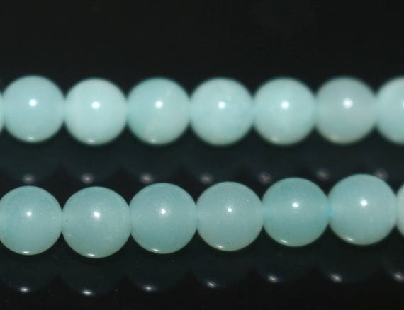 Amazonite Smooth Round Beads,4mm 6mm 8mm 10mm 12mm 14mm Natural Beads,one Strand 15",amazonite Beads