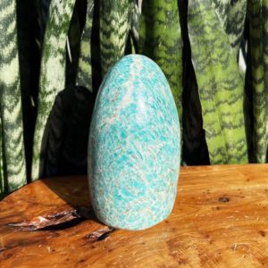 Shop Amazonite Shapes! Amazonite Free Form – Throat Chakra Stone For Courage And Truth | Natural genuine stones & crystals in various shapes & sizes. Buy raw cut, tumbled, or polished gemstones for making jewelry or crystal healing energy vibration raising reiki stones. #crystals #gemstones #crystalhealing #crystalsandgemstones #energyhealing #affiliate #ad