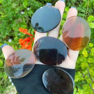 Shop Amber Stones & Crystals! Amber, Natural Amber, Amber Palm Stone, Baltic Amber, Qty. 1 | Natural genuine stones & crystals in various shapes & sizes. Buy raw cut, tumbled, or polished gemstones for making jewelry or crystal healing energy vibration raising reiki stones. #crystals #gemstones #crystalhealing #crystalsandgemstones #energyhealing #affiliate #ad