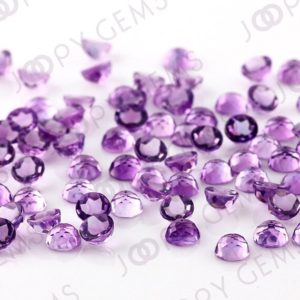 Shop Amethyst Cabochons! Amethyst (Brazilian) Cabochon 5mm Rose Cut Round – per stone | Natural genuine stones & crystals in various shapes & sizes. Buy raw cut, tumbled, or polished gemstones for making jewelry or crystal healing energy vibration raising reiki stones. #crystals #gemstones #crystalhealing #crystalsandgemstones #energyhealing #affiliate #ad