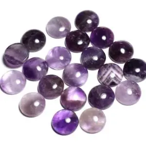 Shop Amethyst Round Beads! 1pc – Cabochon Pierre – Améthyste Rond 15mm –  8741140000155 | Natural genuine round Amethyst beads for beading and jewelry making.  #jewelry #beads #beadedjewelry #diyjewelry #jewelrymaking #beadstore #beading #affiliate #ad