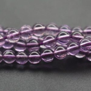 Shop Amethyst Round Beads! 4mm AA Natural Amethyst Crystal Quartz Beads,Smooth and Round Amethyst Beads,15 inches one starand | Natural genuine round Amethyst beads for beading and jewelry making.  #jewelry #beads #beadedjewelry #diyjewelry #jewelrymaking #beadstore #beading #affiliate #ad