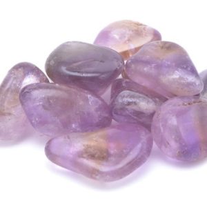 Shop Tumbled Ametrine Crystals & Pocket Stones! Ametrine Medium Tumbles. Polished tumbled stone Ametrine. Crystal Healing with Ametrine | Natural genuine stones & crystals in various shapes & sizes. Buy raw cut, tumbled, or polished gemstones for making jewelry or crystal healing energy vibration raising reiki stones. #crystals #gemstones #crystalhealing #crystalsandgemstones #energyhealing #affiliate #ad