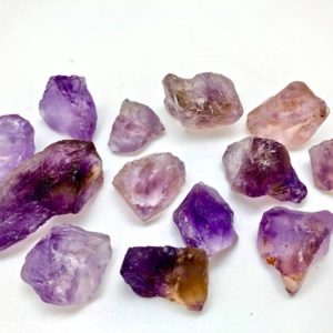 Shop Ametrine Stones & Crystals! Raw Ametrine Crystal (0.5" – 5") amethyst and citrine – raw ametrine stone – raw ametrine – crystals and stones – raw amethyst – raw citrine | Natural genuine stones & crystals in various shapes & sizes. Buy raw cut, tumbled, or polished gemstones for making jewelry or crystal healing energy vibration raising reiki stones. #crystals #gemstones #crystalhealing #crystalsandgemstones #energyhealing #affiliate #ad
