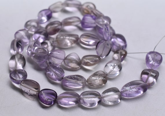 Ametrine Tumble Shape Smooth Nugget Beads 8x9.mm Approx 16" Inches Natural Top Quality Wholesaler Price.