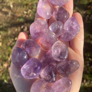 Shop Ametrine Stones & Crystals! Ametrine Tumbled Stone | Natural genuine stones & crystals in various shapes & sizes. Buy raw cut, tumbled, or polished gemstones for making jewelry or crystal healing energy vibration raising reiki stones. #crystals #gemstones #crystalhealing #crystalsandgemstones #energyhealing #affiliate #ad