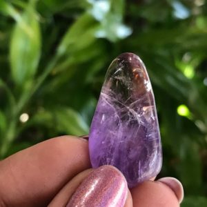 Ametrine Tumbled | Natural genuine stones & crystals in various shapes & sizes. Buy raw cut, tumbled, or polished gemstones for making jewelry or crystal healing energy vibration raising reiki stones. #crystals #gemstones #crystalhealing #crystalsandgemstones #energyhealing #affiliate #ad