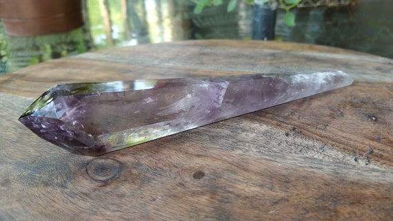 Ametrine Wand, Amethyst With Citrine Inclusions From Bahia Brazil
