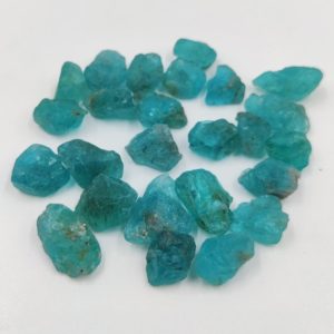 Shop Raw & Rough Apatite Stones! AAA Quality 25 PC LOT Sky Apatite Raw Stone, Natural Apatite Gemstone, Healing Apatite Raw,8×10, 10×12, Mm Size | Natural genuine stones & crystals in various shapes & sizes. Buy raw cut, tumbled, or polished gemstones for making jewelry or crystal healing energy vibration raising reiki stones. #crystals #gemstones #crystalhealing #crystalsandgemstones #energyhealing #affiliate #ad