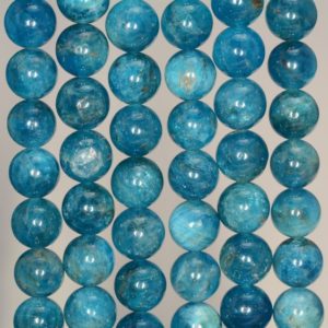Shop Apatite Beads! 8MM Blue Apatite Gemstone Grade AAA Round 8MM Loose Beads 15 inch Full Strand (80005811-117) | Natural genuine beads Apatite beads for beading and jewelry making.  #jewelry #beads #beadedjewelry #diyjewelry #jewelrymaking #beadstore #beading #affiliate #ad