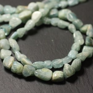 Shop Aquamarine Bead Shapes! Fil 32cm 35pc env – Perles de Pierre – Aigue Marine Olives 8-14mm – 8741140012516 | Natural genuine other-shape Aquamarine beads for beading and jewelry making.  #jewelry #beads #beadedjewelry #diyjewelry #jewelrymaking #beadstore #beading #affiliate #ad
