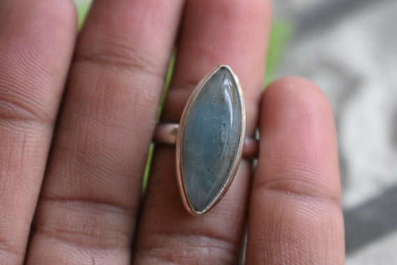 925 Silver Natural Aquamarine Ring-aquamarine Ring-rare Aquamarine Ring-silver Ring-ring For Women-aquamarine Ring 925 Silver Natural Aquamarine Ring-aquamarine Ring-rare Aquamarine Ring-silver Ring-ring For Women-aquamarine Ring