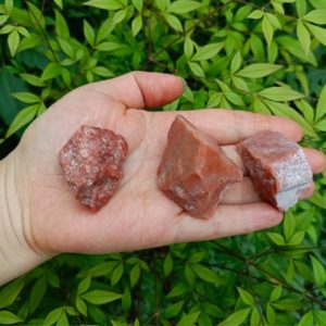 Shop Raw & Rough Aventurine Stones! Raw Red Aventurine Chunk 30-50mm | Natural genuine stones & crystals in various shapes & sizes. Buy raw cut, tumbled, or polished gemstones for making jewelry or crystal healing energy vibration raising reiki stones. #crystals #gemstones #crystalhealing #crystalsandgemstones #energyhealing #affiliate #ad