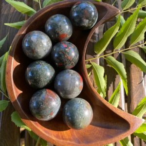 Shop Bloodstone Shapes! Bloodstone Sphere, Bloodstone, Qty. 1 | Natural genuine stones & crystals in various shapes & sizes. Buy raw cut, tumbled, or polished gemstones for making jewelry or crystal healing energy vibration raising reiki stones. #crystals #gemstones #crystalhealing #crystalsandgemstones #energyhealing #affiliate #ad
