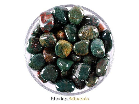 Heliotrope Tumbled Stone, Heliotrope, Tumbled Stones, Stones, Crystals, Rocks, Gifts, Gemstones, Gems, Zodiac Crystals, Healing Crystals