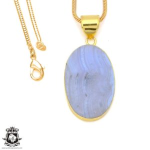Shop Blue Lace Agate Pendants! Blue Lace Agate 24K Gold Plated Pendant   GPH1498 | Natural genuine Blue Lace Agate pendants. Buy crystal jewelry, handmade handcrafted artisan jewelry for women.  Unique handmade gift ideas. #jewelry #beadedpendants #beadedjewelry #gift #shopping #handmadejewelry #fashion #style #product #pendants #affiliate #ad