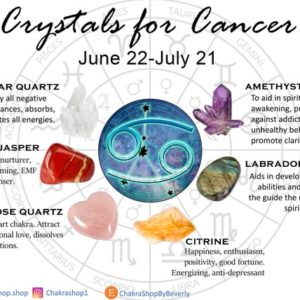 Shop Crystal Healing Kits! Cancer Zodiac Crystal Healing Kit | Shop jewelry making and beading supplies, tools & findings for DIY jewelry making and crafts. #jewelrymaking #diyjewelry #jewelrycrafts #jewelrysupplies #beading #affiliate #ad