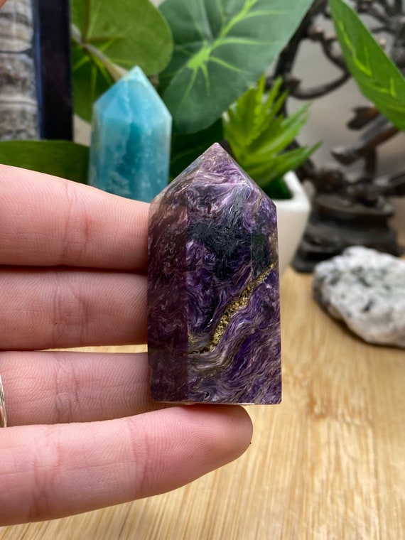 Polished Charoite Tower Point Mcht4 Flat 16