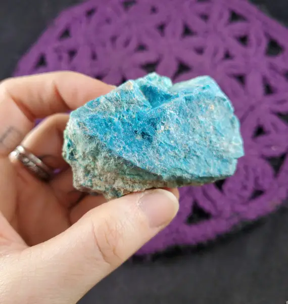 Chrysocolla Raw Crystal Rough Stones Light Blue A Grade High Quality Crystals Mexico
