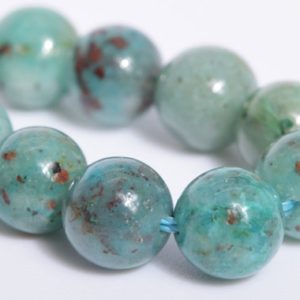 Shop Chrysocolla Round Beads! 5MM Light Green Chrysocolla Beads Grade A Genuine Natural Gemstone Half Strand Round Loose Beads 7.5" Bulk Lot Options (107865h-2572) | Natural genuine round Chrysocolla beads for beading and jewelry making.  #jewelry #beads #beadedjewelry #diyjewelry #jewelrymaking #beadstore #beading #affiliate #ad