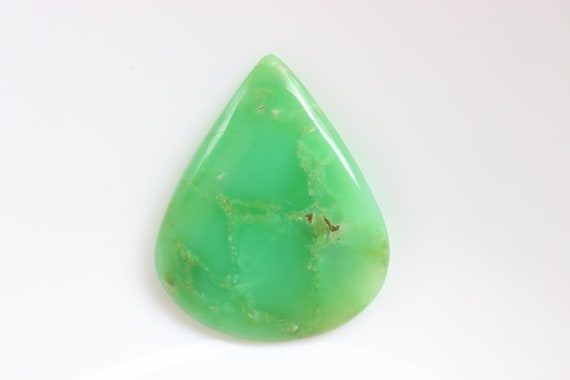 Green Chrysoprase Cabochon, Loose Stone, Natural Chrysoprase Cabochon, Green Chrysoprase Loose Gemstone, Chrysoprase Gemstone, Pocket Stone