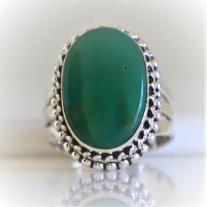 Shop Chrysoprase Rings! Natural Chrysoprase Ring, 925 Sterling Silver, Chrysoprase Jewelry,Beautiful Ring,Natural Stone Chrysoprase, Green Stone Ring,Christmas Gift | Natural genuine Chrysoprase rings, simple unique handcrafted gemstone rings. #rings #jewelry #shopping #gift #handmade #fashion #style #affiliate #ad